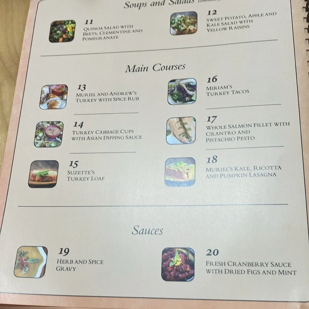 COOKBOOK ANGOT, LESSMAN,  HAPPY‎ HOLIDAYS COOKBOOK NEW